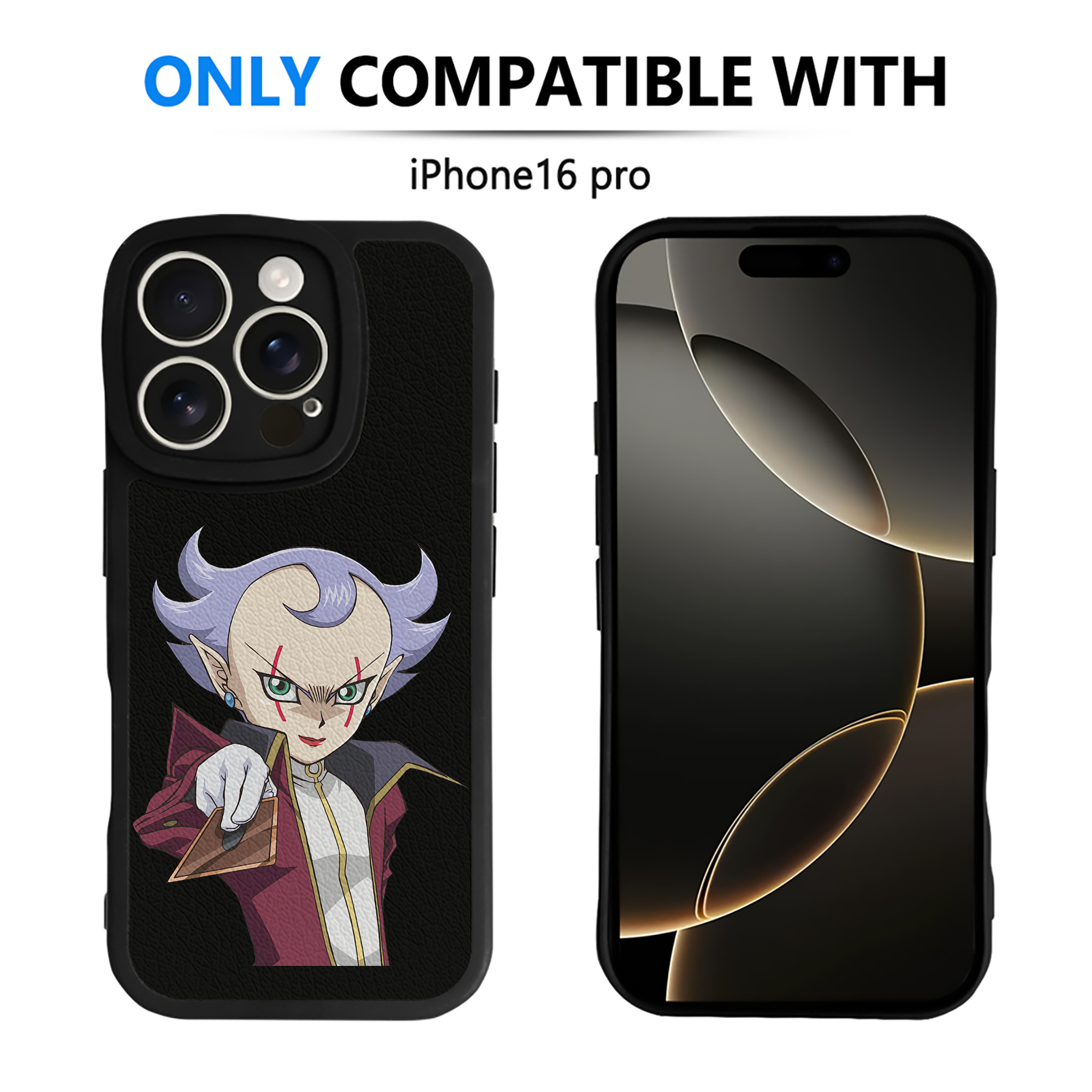 遊☆戯☆王 Yu-Gi-Oh! 【iPhone 16シリーズ対応】シリコンスマホケース（レザー調） 材質：シリコン